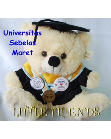 Boneka Wisuda Universitas Sebelas Maret - MIPA (30 cm)